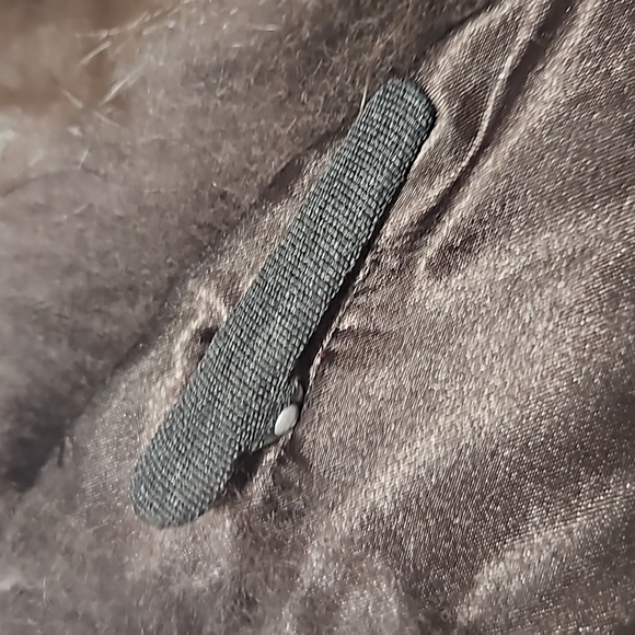 Chic Brown Removable Collar Leather Jacket - Picture 9 of 9